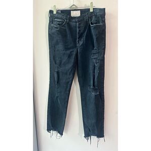 MOTHER  Distressed Skinny Jeans Size 28 High Rise Denim.  610